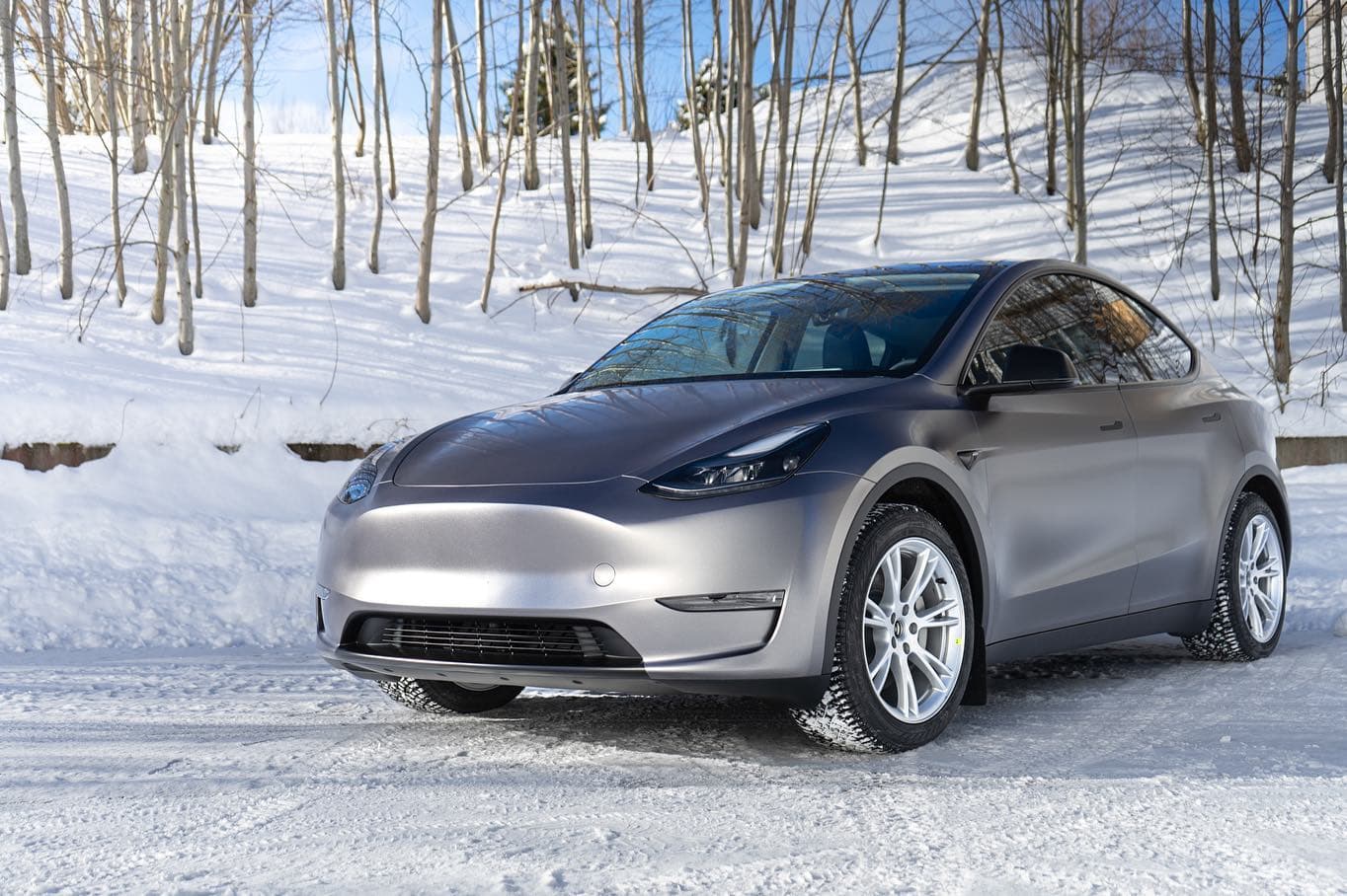 Tesla Model Y - 3M Satin Dark Grey